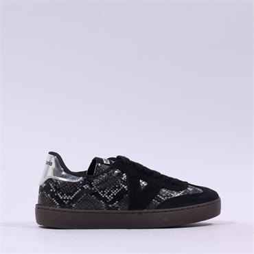 Victoria Berlin Snake Print Trainer - Black Snake